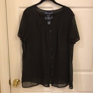 3/$25 Women’s knit tank with sheer jacket